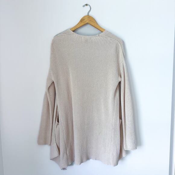 Universal Thread Knit Long Sleeve Open Front Cardigan Cream XS - Picture 2 of 8